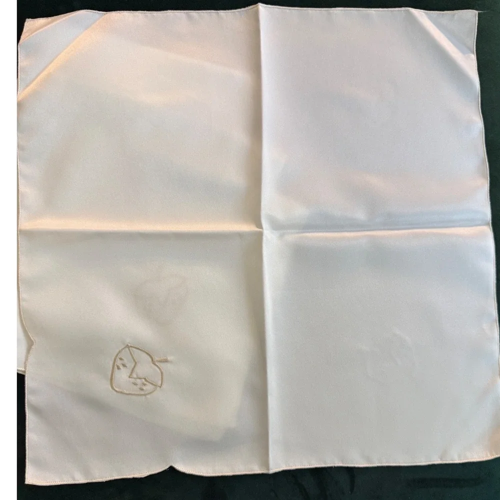 Linen Galore ivory satin